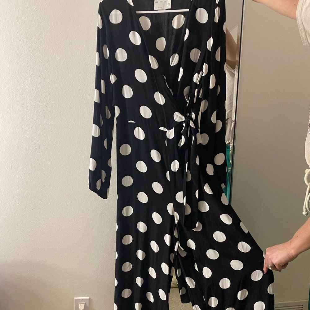 Polka dot jumpsuit (open to offers!)